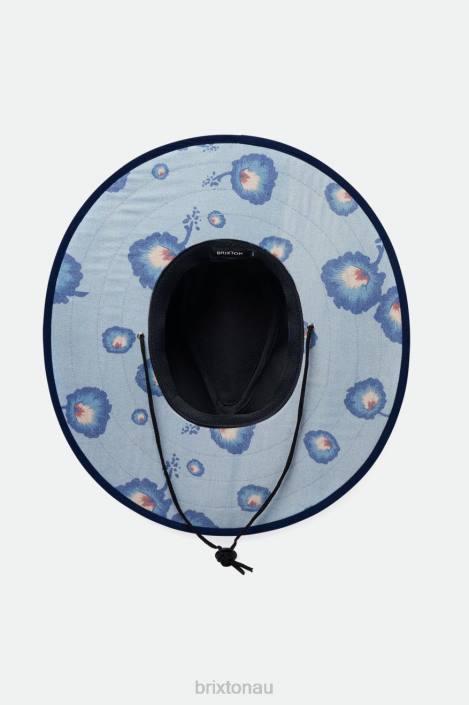 Accessories Washed Navy/Dusty Blue Brixton 0FDH210 Men Field Sun Hat