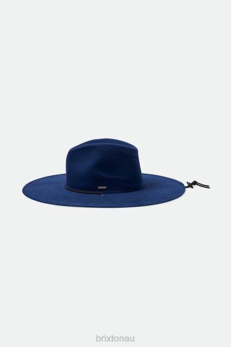 Accessories Washed Navy/Dusty Blue Brixton 0FDH210 Men Field Sun Hat