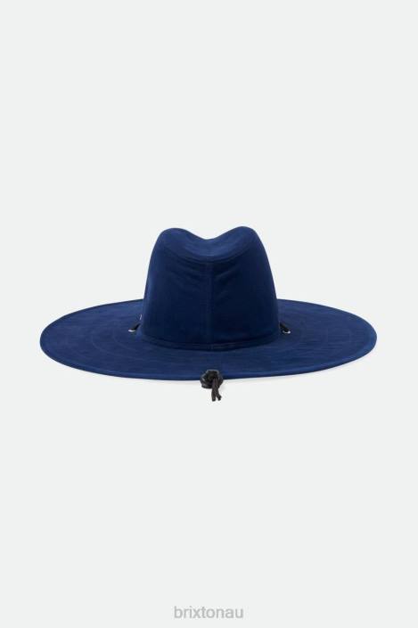 Accessories Washed Navy/Dusty Blue Brixton 0FDH210 Men Field Sun Hat