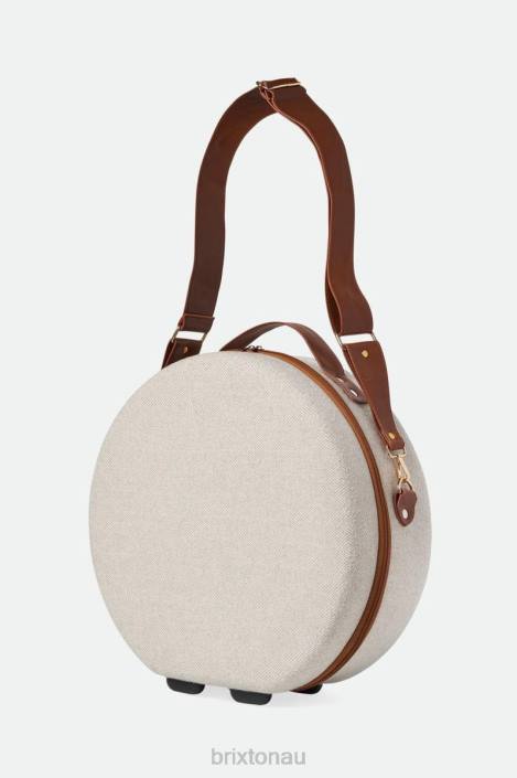 Accessories Cream/Beige Brixton 0FDH378 Men Done Proper Fedora Travel Case