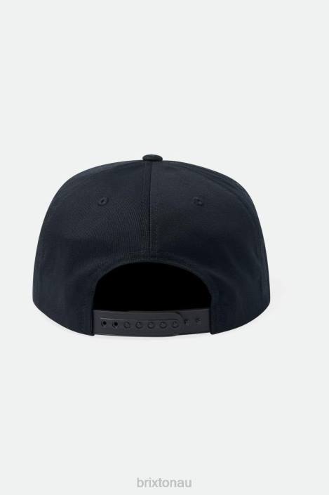 Accessories Black Brixton 0FDH253 Men Barbed Wire MP Snapback