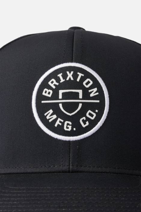 Accessories Black Brixton 0FDH272 Men Crest Netplus MP Snapback
