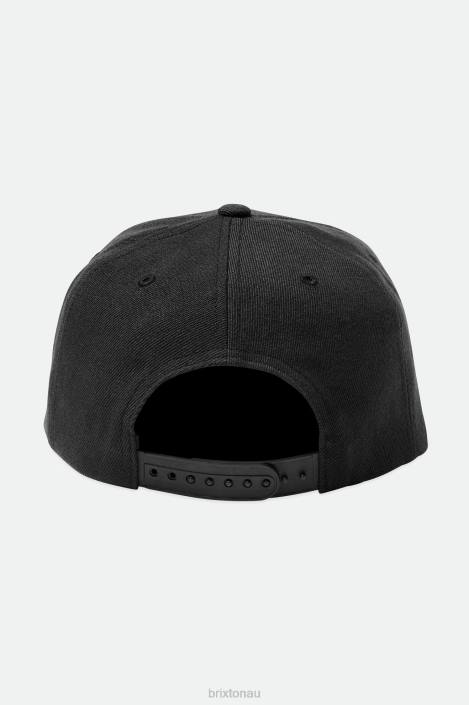 Accessories Black Brixton 0FDH286 Men Alpha Square Netlpus MP Snapback