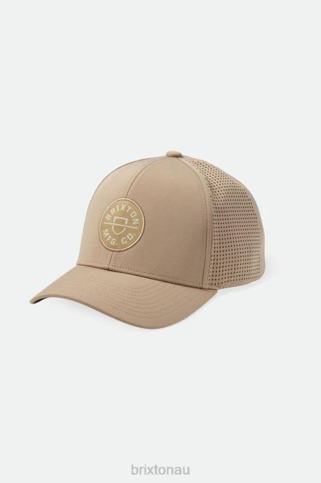 Accessories Sand Brixton 0FDH271 Men Crest Netplus MP Snapback