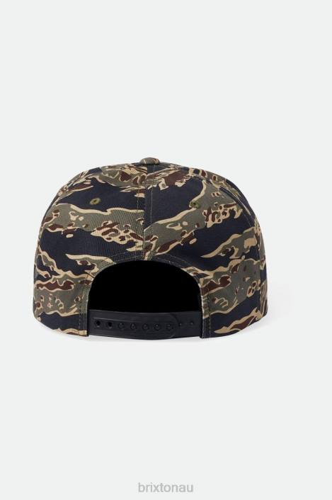Accessories Tiger Camo Brixton 0FDH240 Men Oath III Snapback