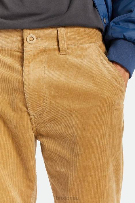 Apparel Khaki Cord Brixton 0FDH147 Men Choice Chino Regular Pant