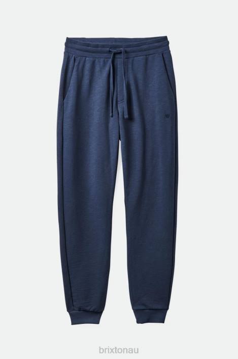 Apparel Washed Navy Brixton 0FDH137 Men Slub French Terry Jogger