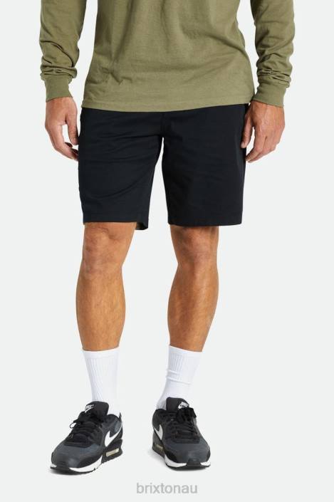 Apparel Black Brixton 0FDH163 Men Choice Chino Short 9''