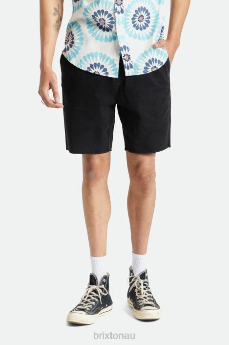 Apparel Black Cord Brixton 0FDH167 Men Madrid II Corduroy Short 8''