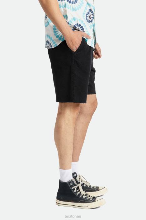 Apparel Black Cord Brixton 0FDH167 Men Madrid II Corduroy Short 8\'\'
