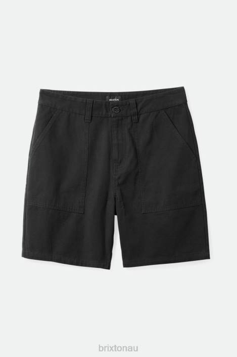 Apparel Washed Black Brixton 0FDH160 Men Surplus Short