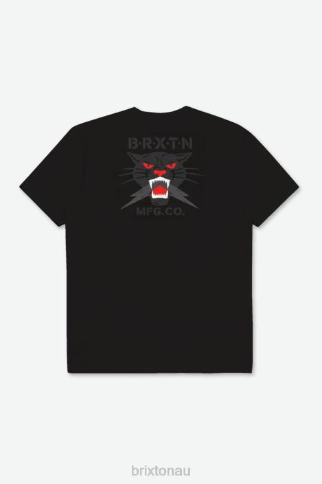 Apparel Black Brixton 0FDH108 Men Sparks S/S Tailored Tee
