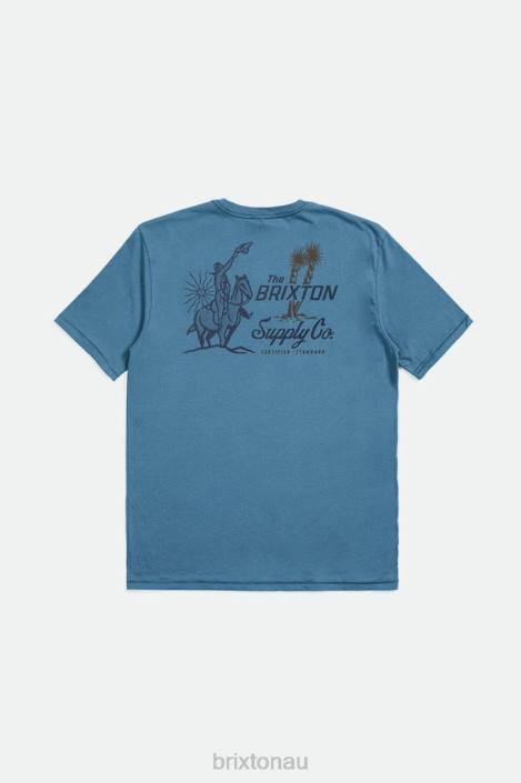 Apparel Blue Heaven Brixton 0FDH36 Men Austin S/S Tailored Tee