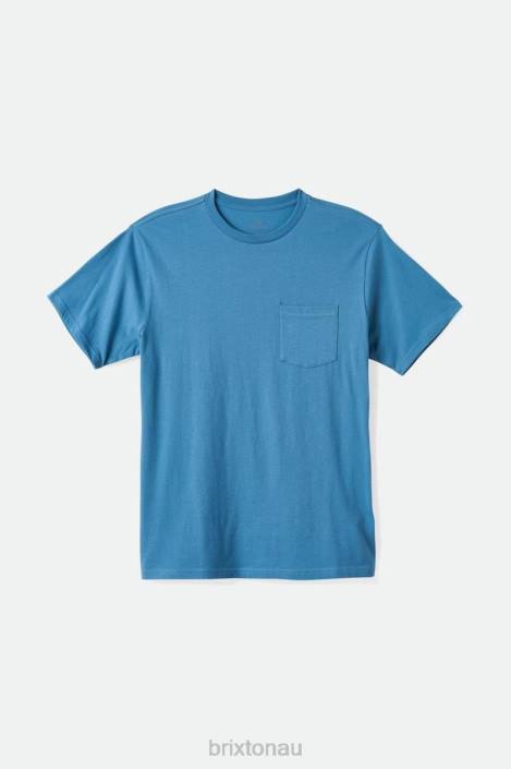 Apparel Blue Heaven Brixton 0FDH68 Men Premium Cotton S/S Pocket Tee