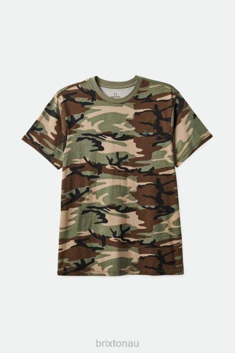 Apparel Camo Vintage Wash Brixton 0FDH98 Men Vintage Reserve S/S Tee