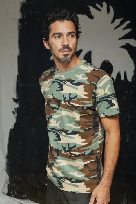 Apparel Camo Vintage Wash Brixton 0FDH98 Men Vintage Reserve S/S Tee