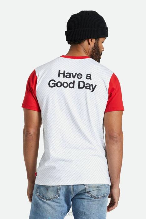 Apparel Coke Red Brixton 0FDH78 Men Coca-Cola S/S Tailored Tee