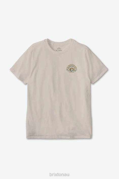 Apparel Cream Brixton 0FDH48 Men Roam Free S/S Standard Tee