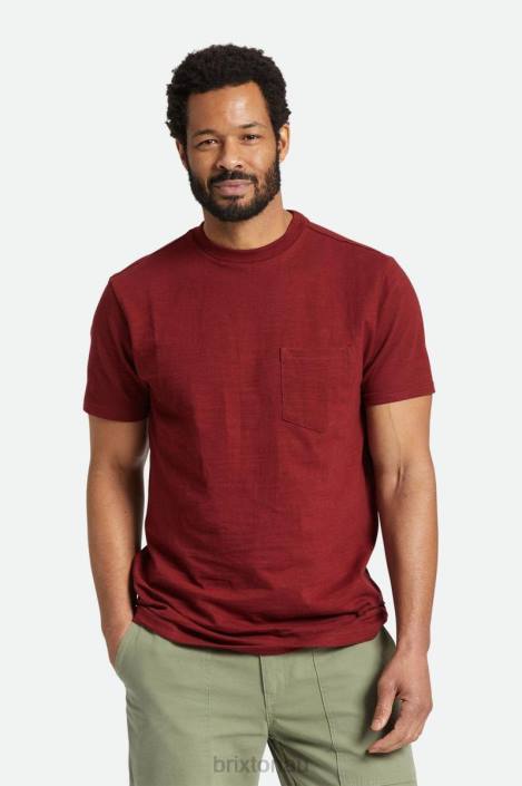 Apparel Island Berry Brixton 0FDH104 Men Basic Slub S/S Pocket Tee