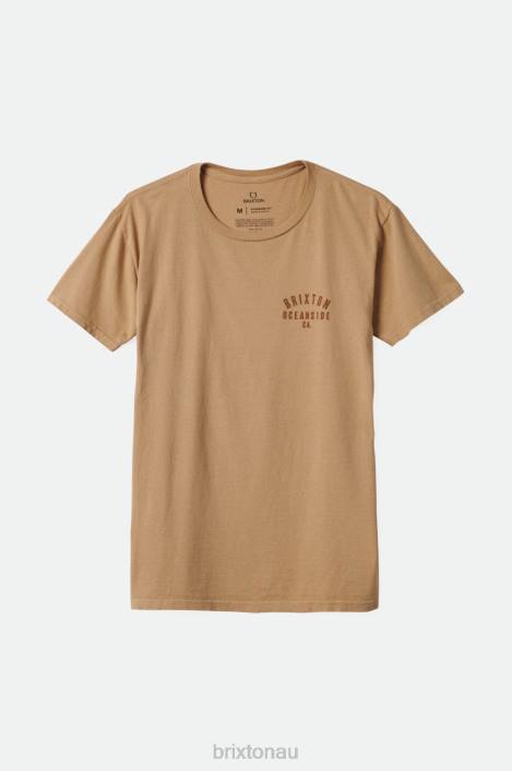 Apparel Mojave Garment Dye Brixton 0FDH39 Men Woodburn Oceanside S/S Standard Tee