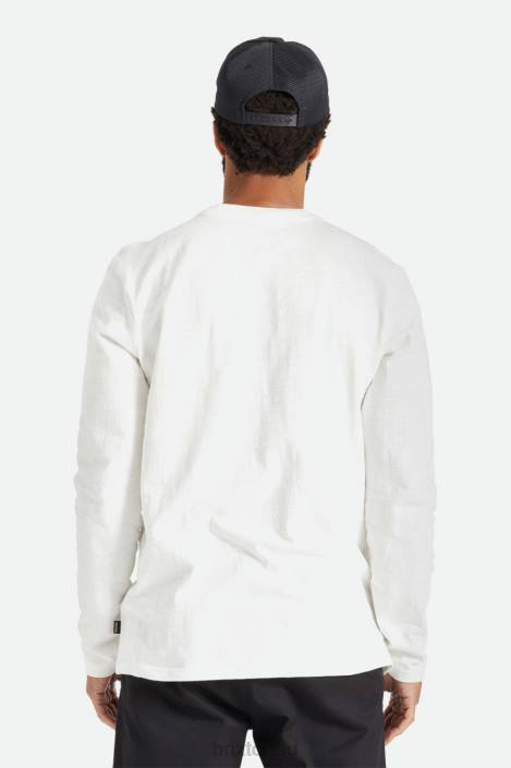 Apparel Off White Brixton 0FDH102 Men Basic Slub L/S Pocket Tee