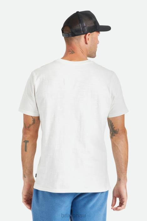 Apparel Off White Brixton 0FDH106 Men Basic Slub S/S Pocket Tee