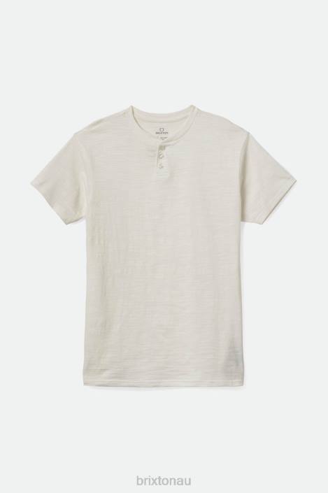 Apparel Off White Brixton 0FDH94 Men Basic Slub S/S Henley Tee
