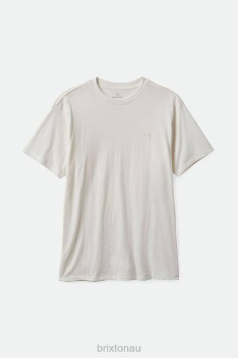 Apparel Off White Vintage Wash Brixton 0FDH96 Men Vintage Reserve S/S Tee