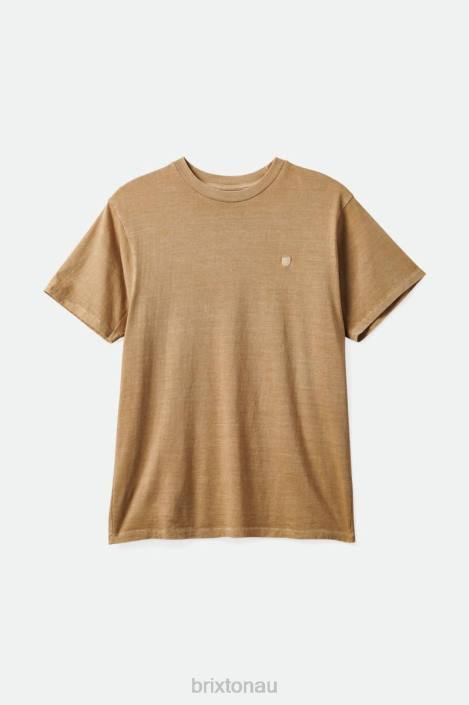 Apparel Sand Vintage Wash Brixton 0FDH99 Men Vintage Reserve S/S Tee