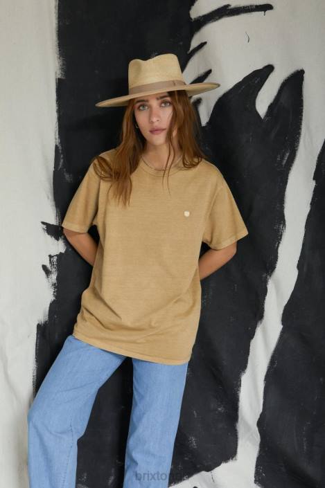 Apparel Sand Vintage Wash Brixton 0FDH99 Men Vintage Reserve S/S Tee