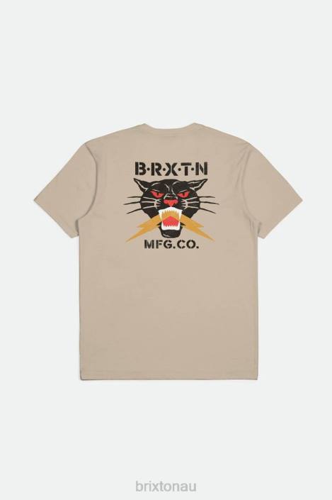 Apparel Smoke Grey Brixton 0FDH28 Men Sparks S/S Tailored Tee