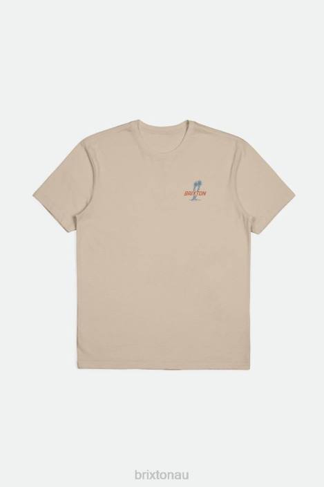 Apparel Smoke Grey Brixton 0FDH35 Men Austin S/S Tailored Tee