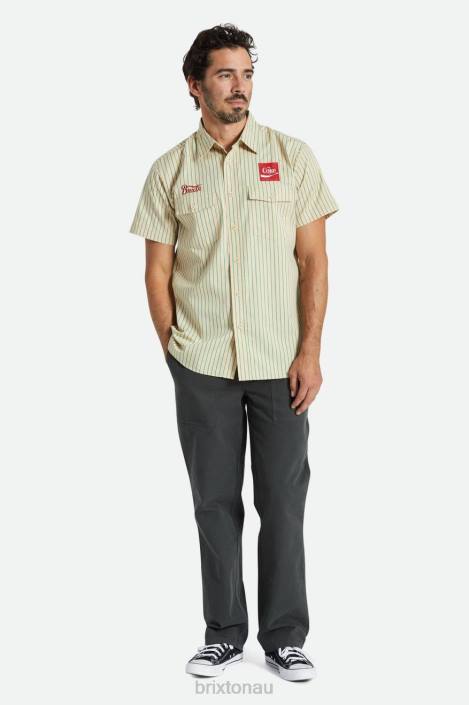 Apparel Tan Brixton 0FDH26 Men Coca-Cola Delivery Olson S/S Woven