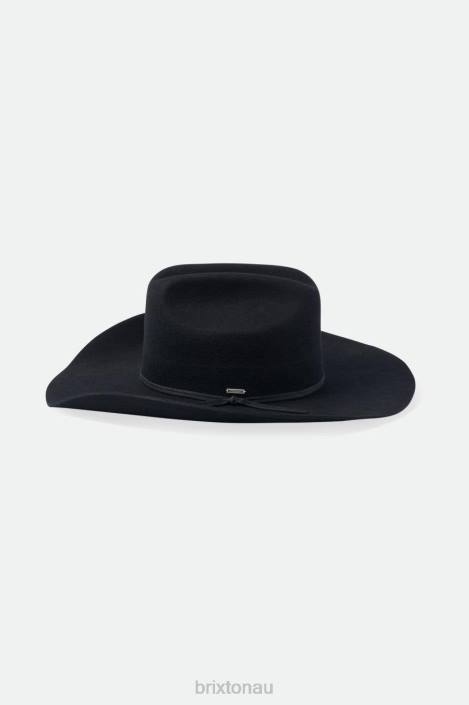 Accessories Black Brixton 0FDH203 Unisex El Paso Reserve Cowboy Hat