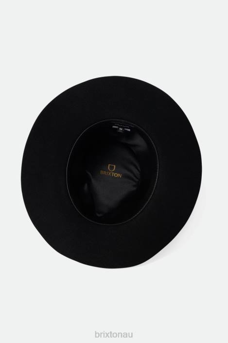 Accessories Black Brixton 0FDH206 Unisex Whiskey River Cowboy Hat