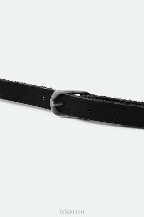 Accessories Black Brixton 0FDH365 Unisex Adjustable Buckle Hat Band