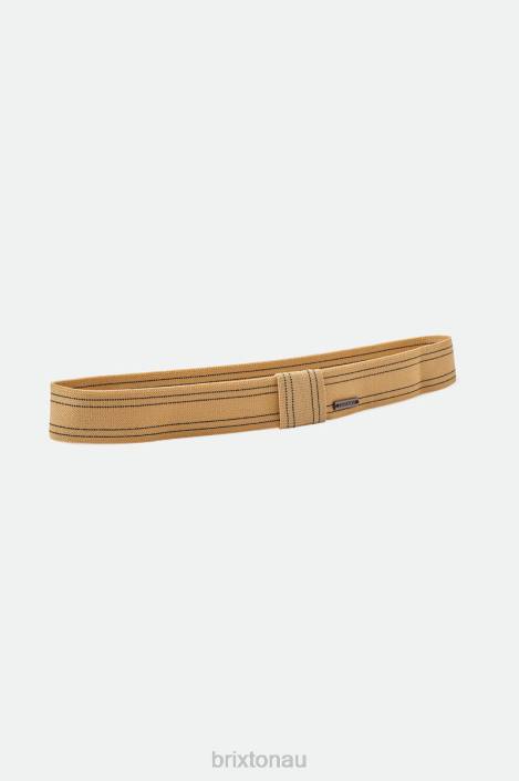 Accessories Gold/Black Brixton 0FDH356 Unisex Done Proper Stretch Fit Hat Band