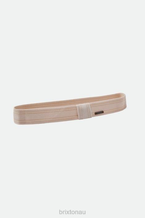 Accessories Off White/Gold Brixton 0FDH355 Unisex Done Proper Stretch Fit Hat Band