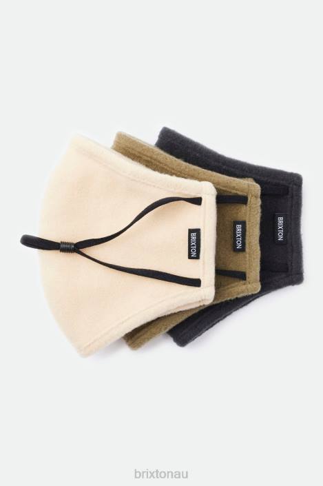 Accessories Black Brixton 0FDH393 Unisex Arctic Fleece Face Mask