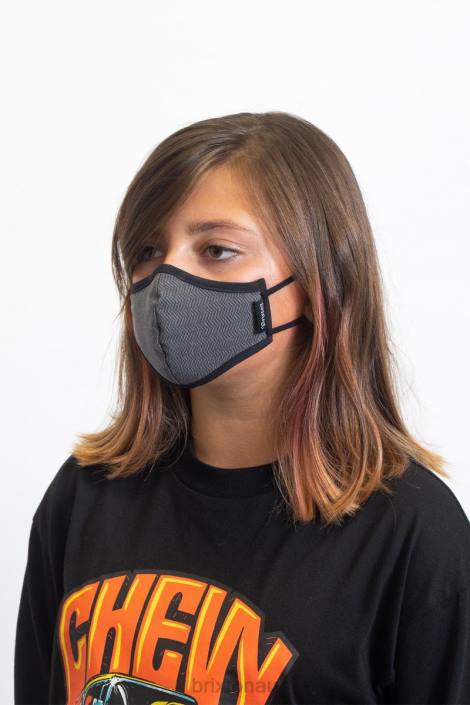 Accessories Black Herringbone Brixton 0FDH408 Unisex Youth Antimicrobial Face Mask
