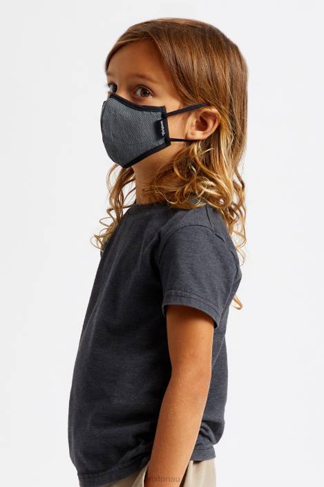 Accessories Black Herringbone Brixton 0FDH408 Unisex Youth Antimicrobial Face Mask