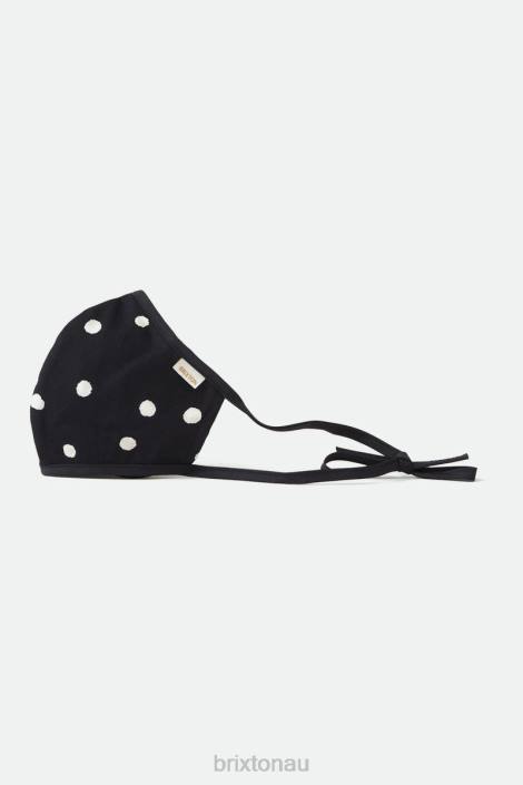 Accessories Black Polka Brixton 0FDH403 Unisex Lightweight Antimicrobial Face Mask