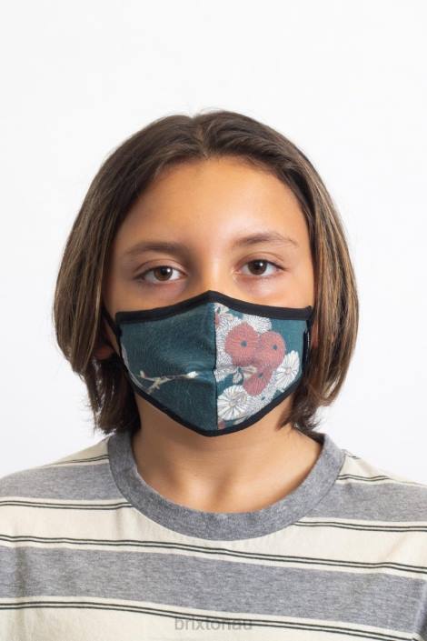 Accessories Floral Brixton 0FDH409 Unisex Youth Antimicrobial Face Mask