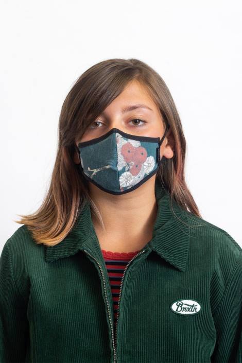 Accessories Floral Brixton 0FDH409 Unisex Youth Antimicrobial Face Mask