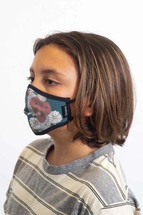 Accessories Floral Brixton 0FDH409 Unisex Youth Antimicrobial Face Mask