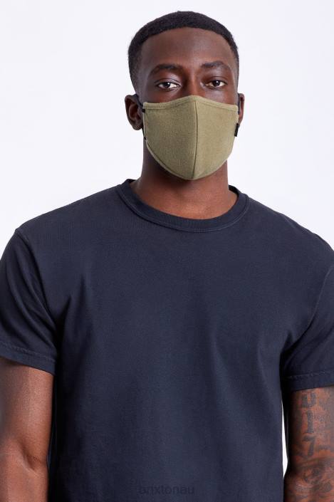 Accessories Military Olive Brixton 0FDH394 Unisex Arctic Fleece Face Mask