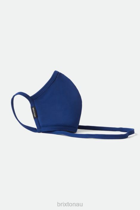 Accessories Navy/Tan Brixton 0FDH379 Unisex Everything Face Mask