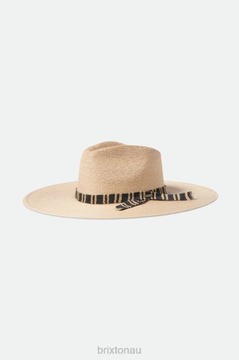 Accessories Natural Brixton 0FDH519 Women Leigh Straw Fedora
