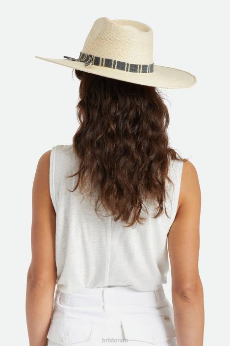 Accessories Natural Brixton 0FDH519 Women Leigh Straw Fedora