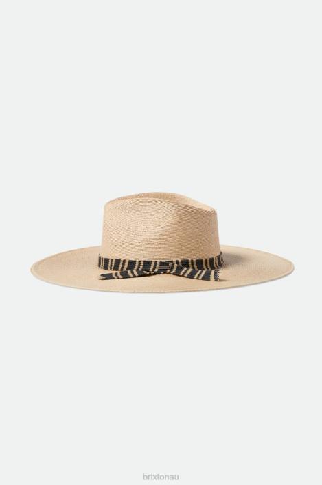 Accessories Natural Brixton 0FDH519 Women Leigh Straw Fedora